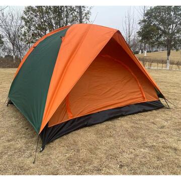 Tenda da Campeggio Nizar Arancione/Verde in Poliestere 200x200x135 cm